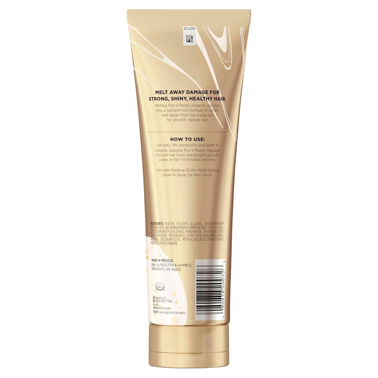 imagePantene Miracle Rescue Deep Conditioner with Melting ProV Pearls For Dry Damaged or ColorTreated Hair Intense Moisture amp Repair 80 Oz8 Fl Oz Pack of 12