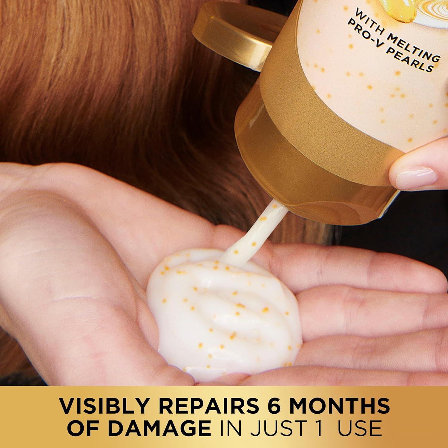 imagePantene Miracle Rescue Deep Conditioner with Melting ProV Pearls For Dry Damaged or ColorTreated Hair Intense Moisture amp Repair 80 Oz8 Fl Oz Pack of 12